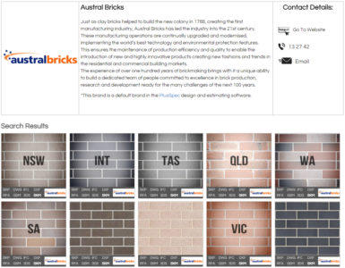 Austral Bricks Full Product Range