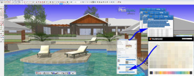 Colour consultation using Sketchup and PlusSpec Sustainable Design and Construction